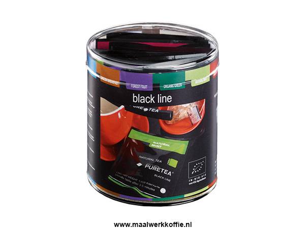 Pure-Tea-Black-Line-Probeer-Box-12st Maalwerk koffie
