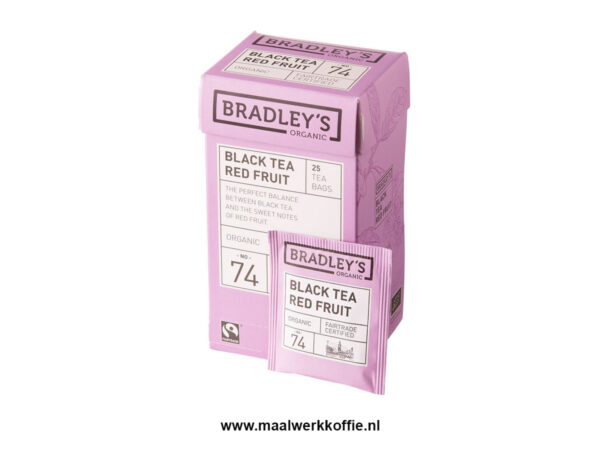 Bradley's-black-tea-red-fruit- zwarte thee met rode vruchten Bio fairtrade